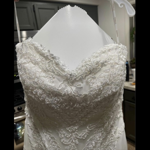 Pronovias Wedding Dress Size 10 - Picture 5 of 7
